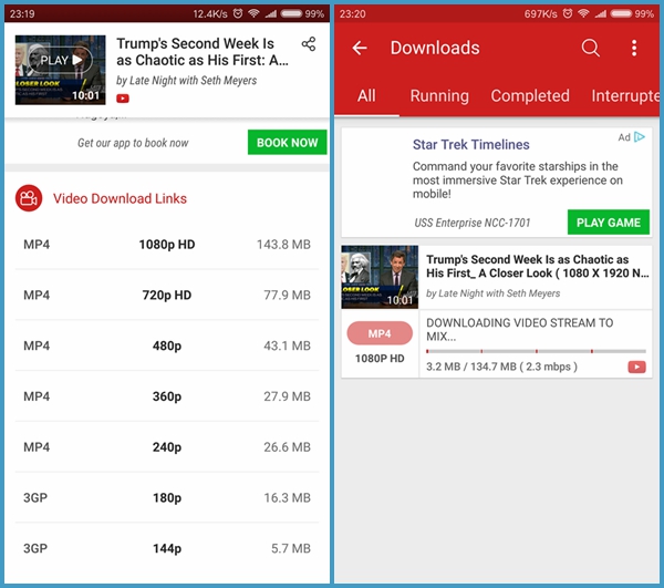 List Of Youtube Downloader For Android